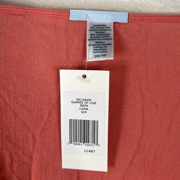 Eberjey Summer Of Love Indra Crochet Swim Cover Up Maxi Dress Size S/M - Picture 5 of 9